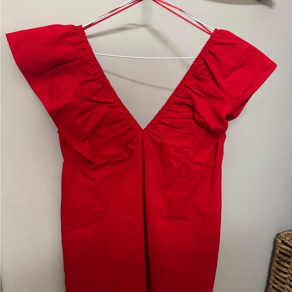 Red Women's Romper NWT
